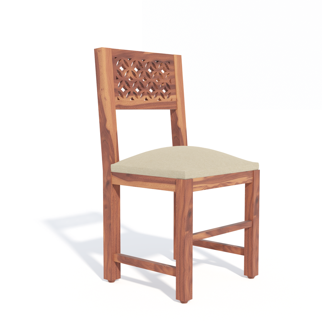 Florestawud Solid Sheesham Wood Study Table with Chair – Honey Finish