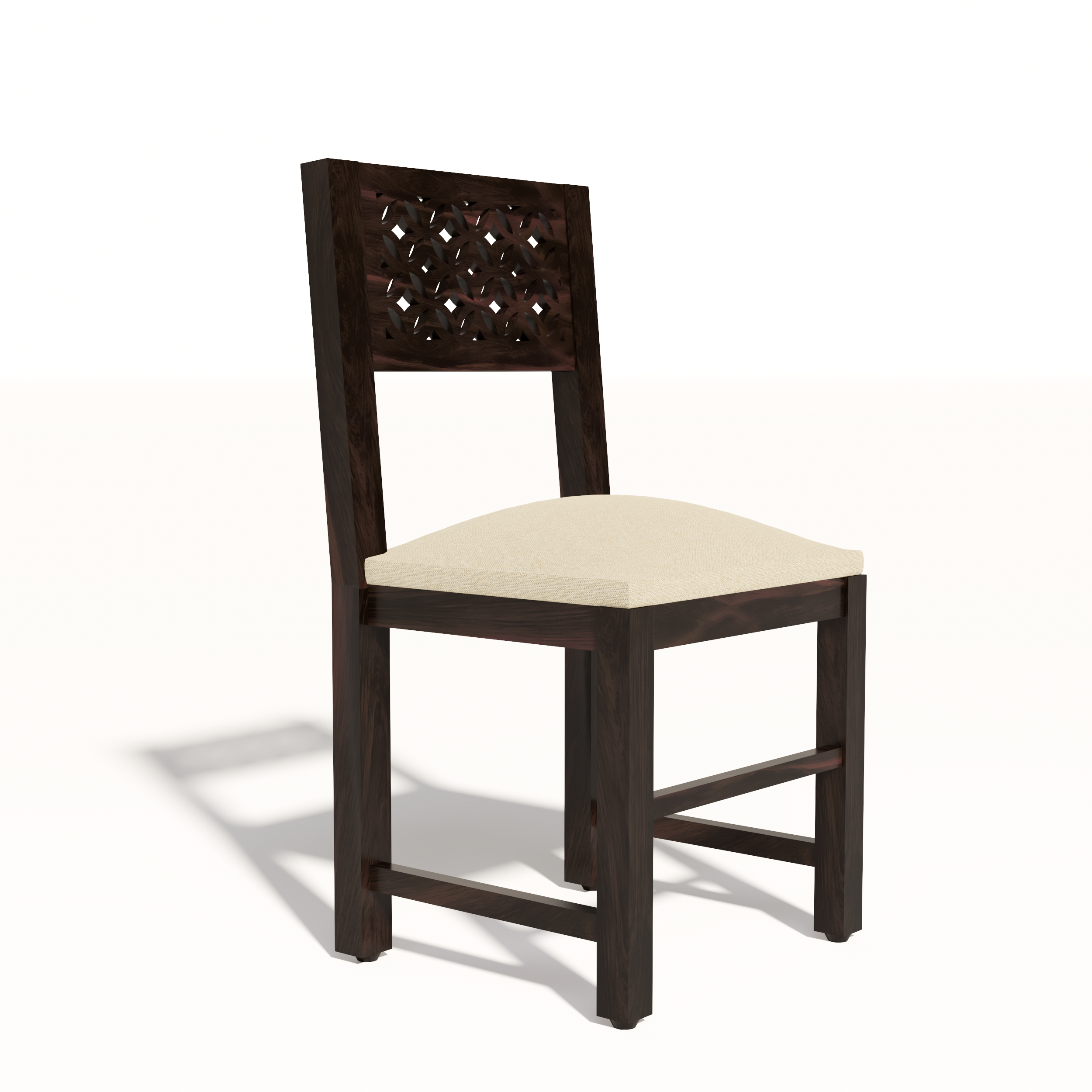 Florestawud Solid Sheesham Wood Study Table with Chair – Walnut Finish
