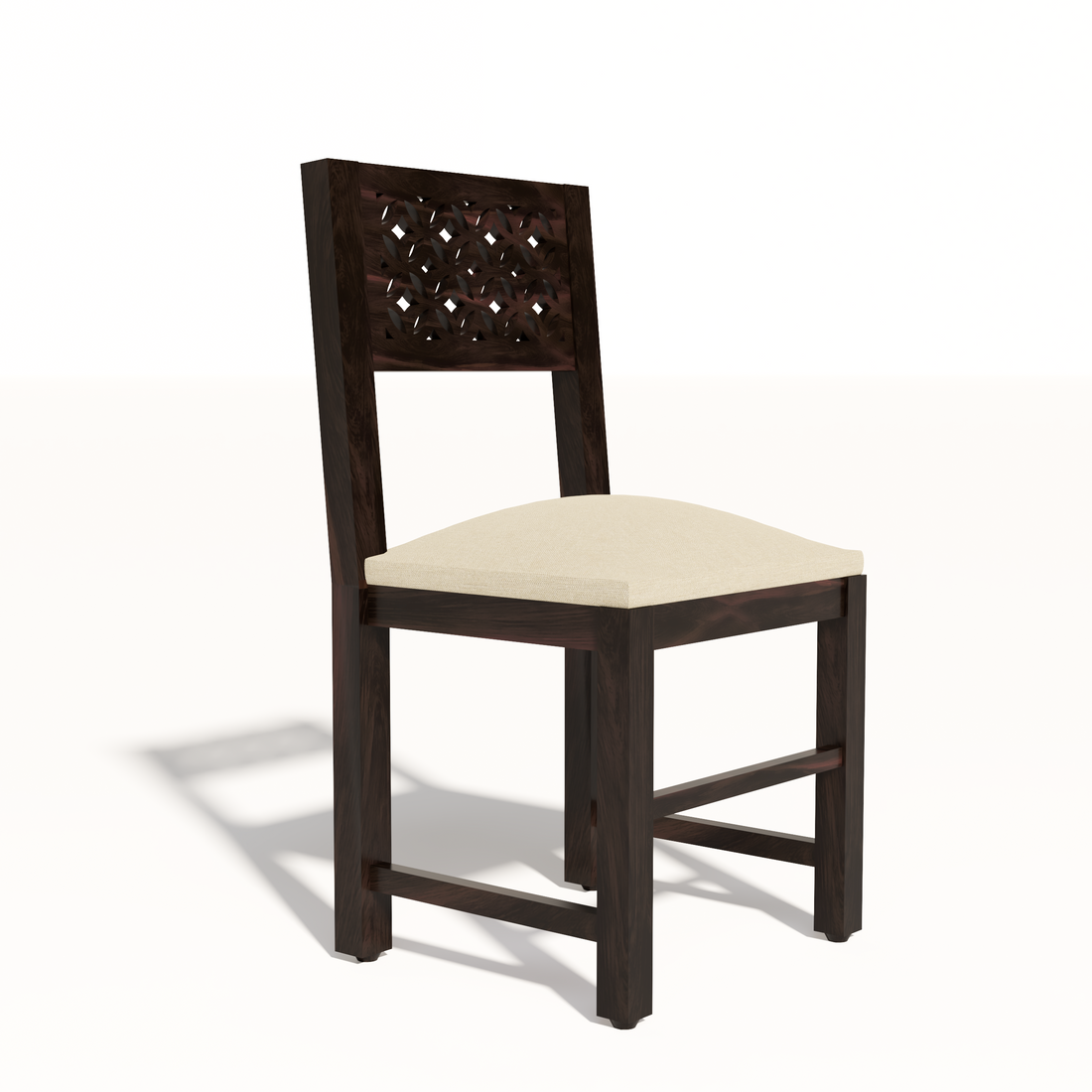 Florestawud Solid Sheesham Wood Study Table with Chair – Walnut Finish