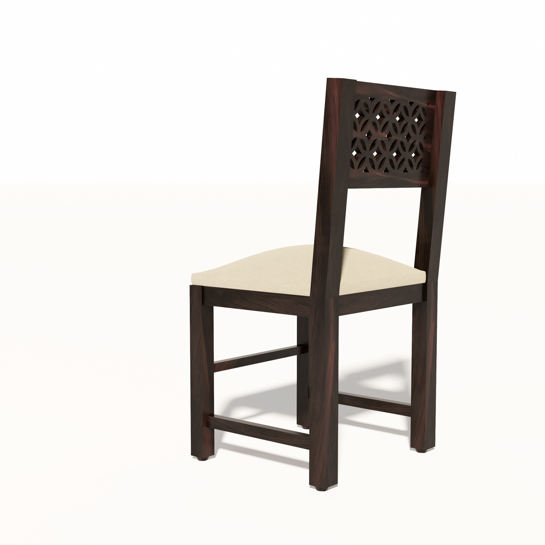 Florestawud Solid Sheesham Wood Study Table with Chair – Walnut Finish