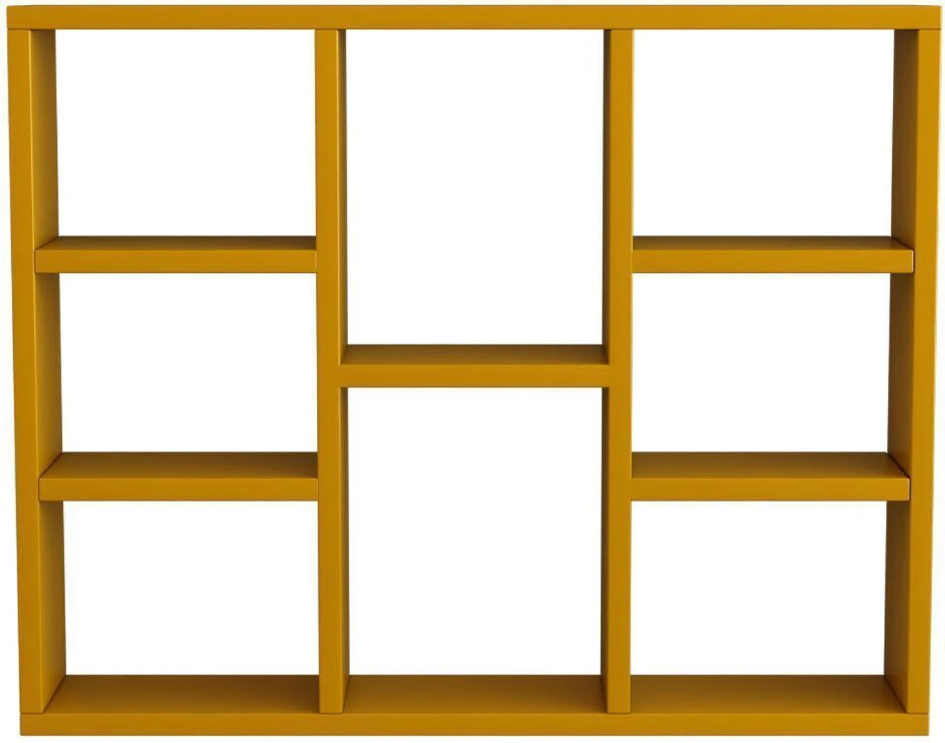 Modern Yellow Wall Display Shelf for Home & Office Decor