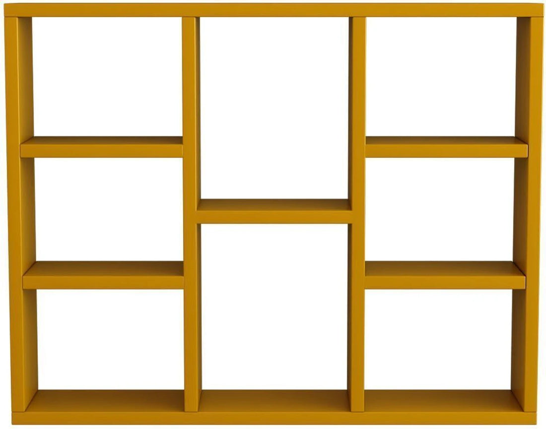 Modern Yellow Wall Display Shelf for Home & Office Decor