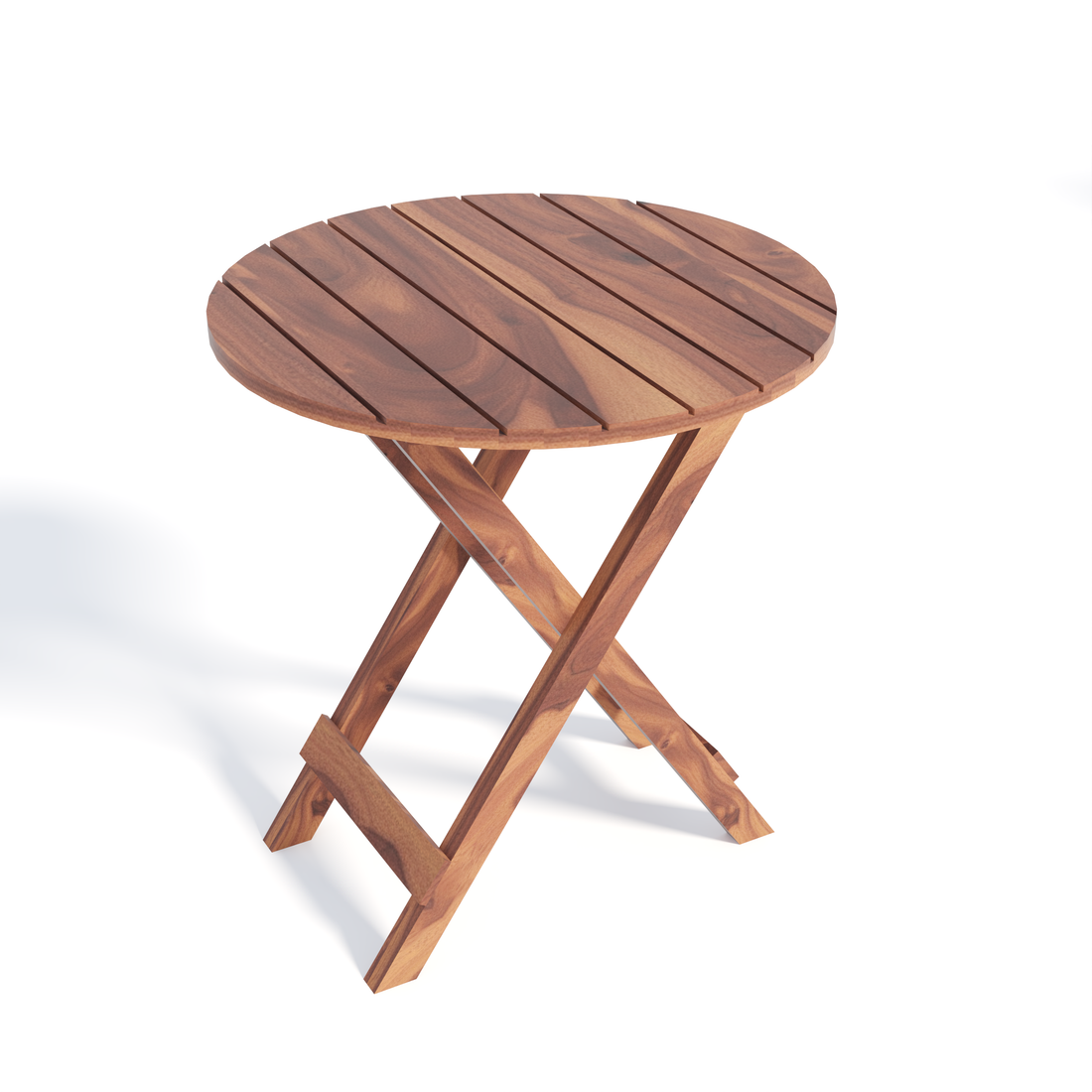 Florestawud Solid Sheesham Wood Outdoor Bistro Set – Honey Finish