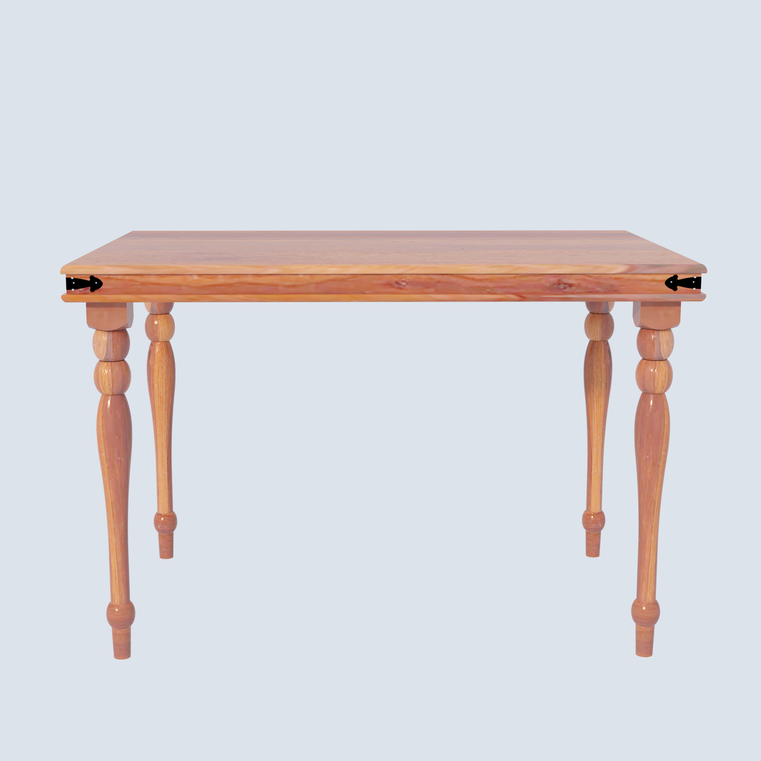Florestawud Solid Sheesham Wood 4 Seater Dining Table Set – Honey Finish