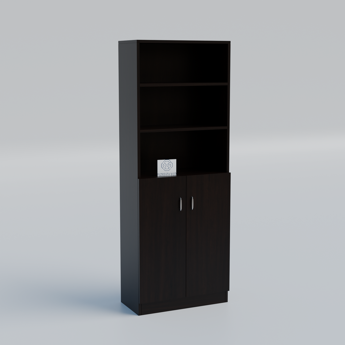 Florestawud Wooden Kitchen Storage Cabinet with Shelves – Wenge Color