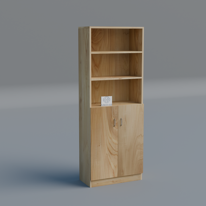 Florestawud Wooden Kitchen Storage Cabinet with Shelves – Natural color