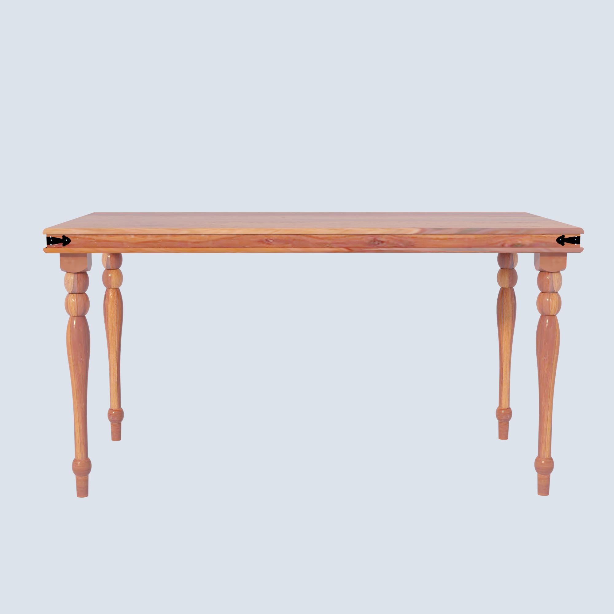 Florestawud Solid Sheesham Wood 6 Seater Dining Table Set – Honey Finish