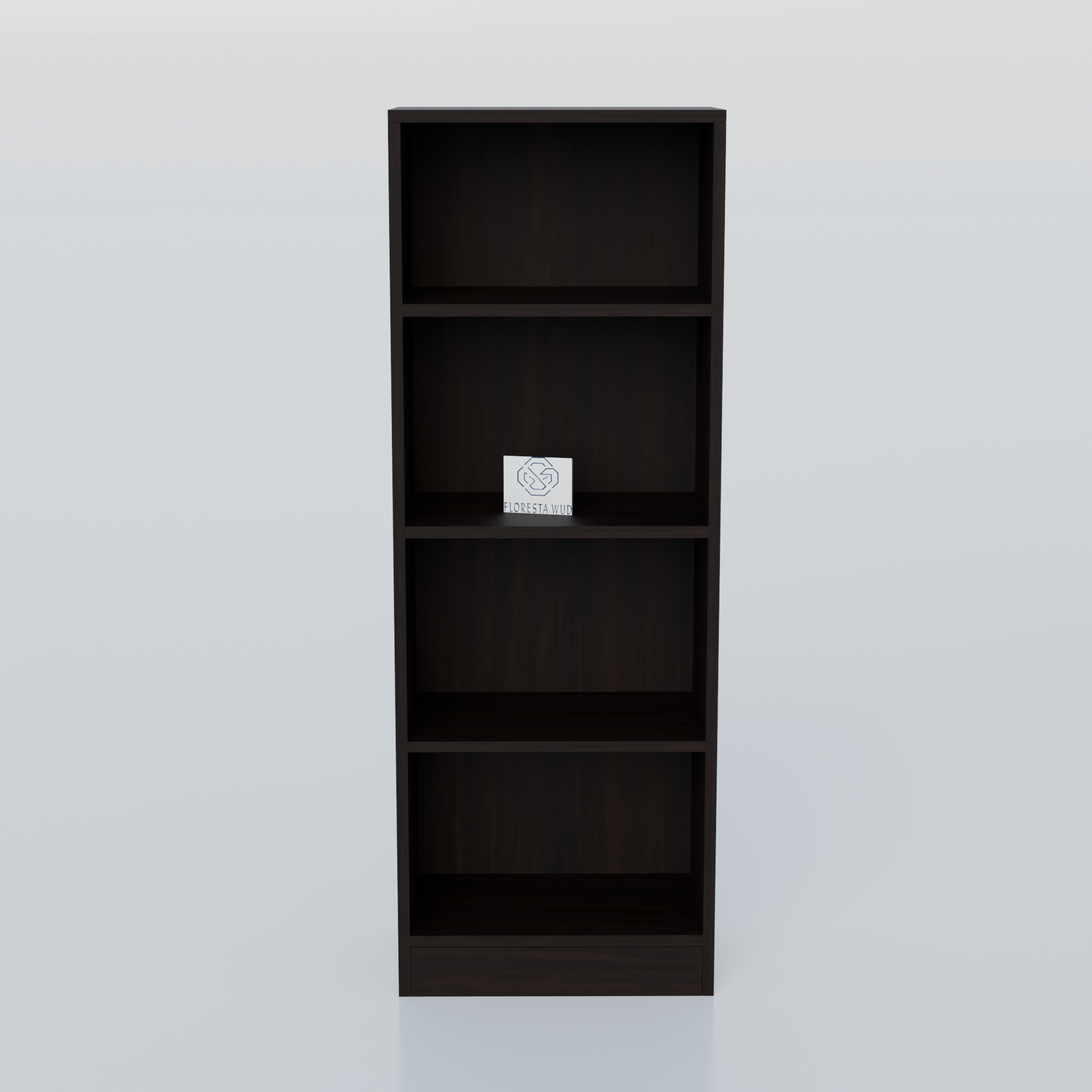 Florestawud Engineered Wood 4-Tier Open Kitchen Storage Rack – Wenge Finish