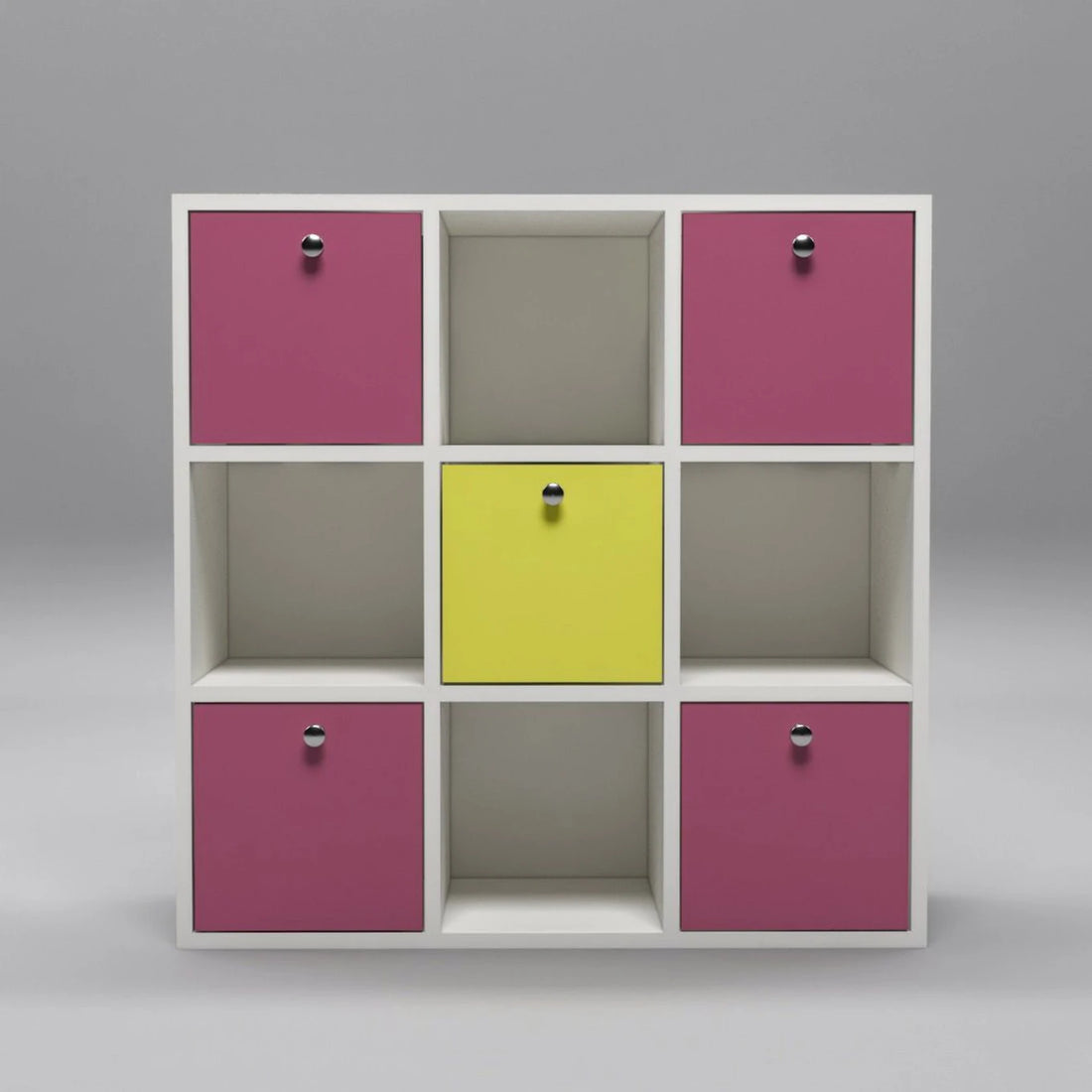 Floresta Wud Kids Storage Organizer Cabinet (White & Pink)
