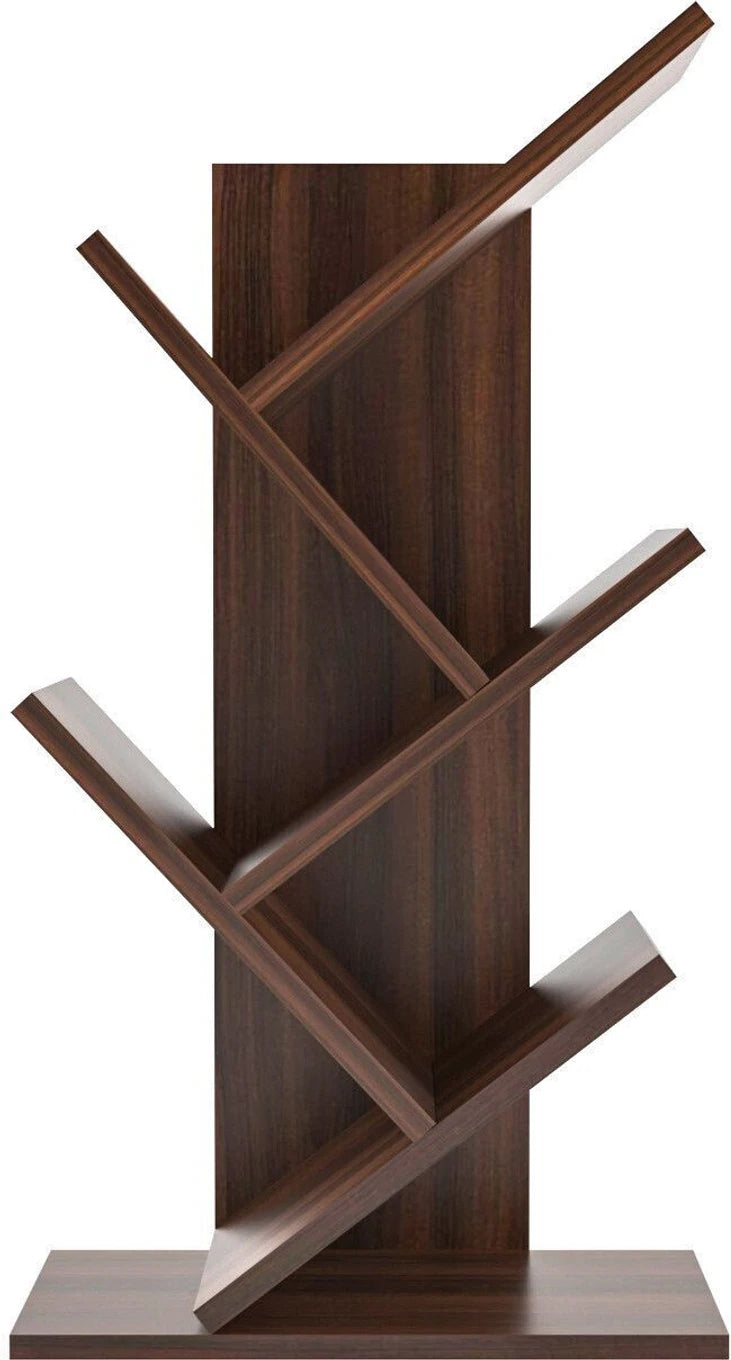 Floresta Wud Engineered Wood Tree Bookshelf (Walnut Finish)
