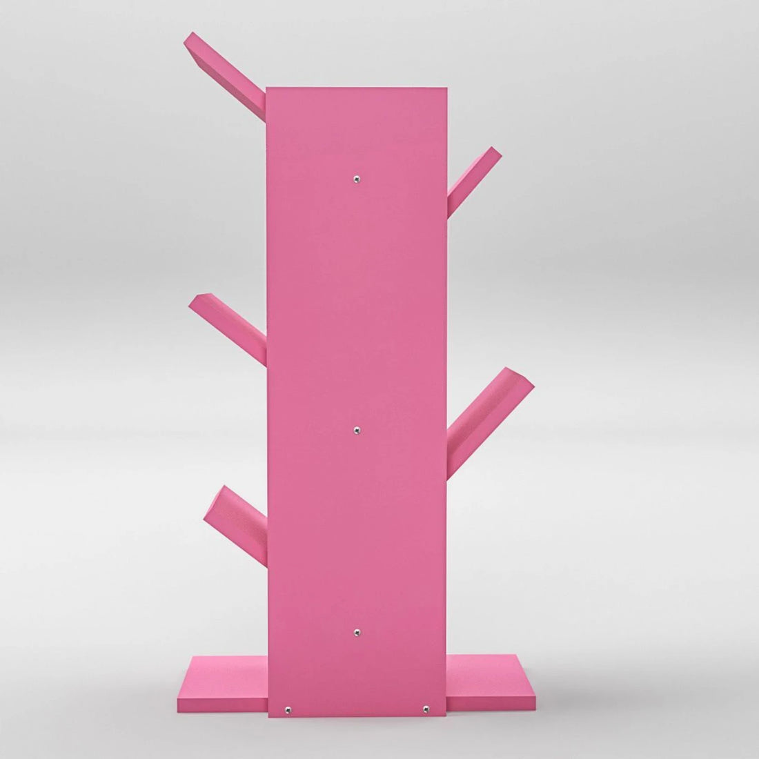 Floresta Wud Engineered Wood Tree Bookshelf (Pink Finish)