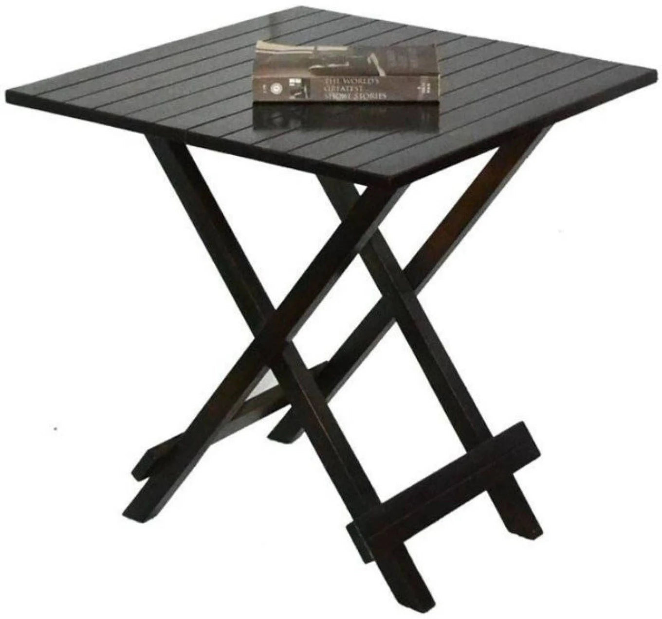 Floresta Wud Foldable Coffee Table (Dark Walnut Finish)