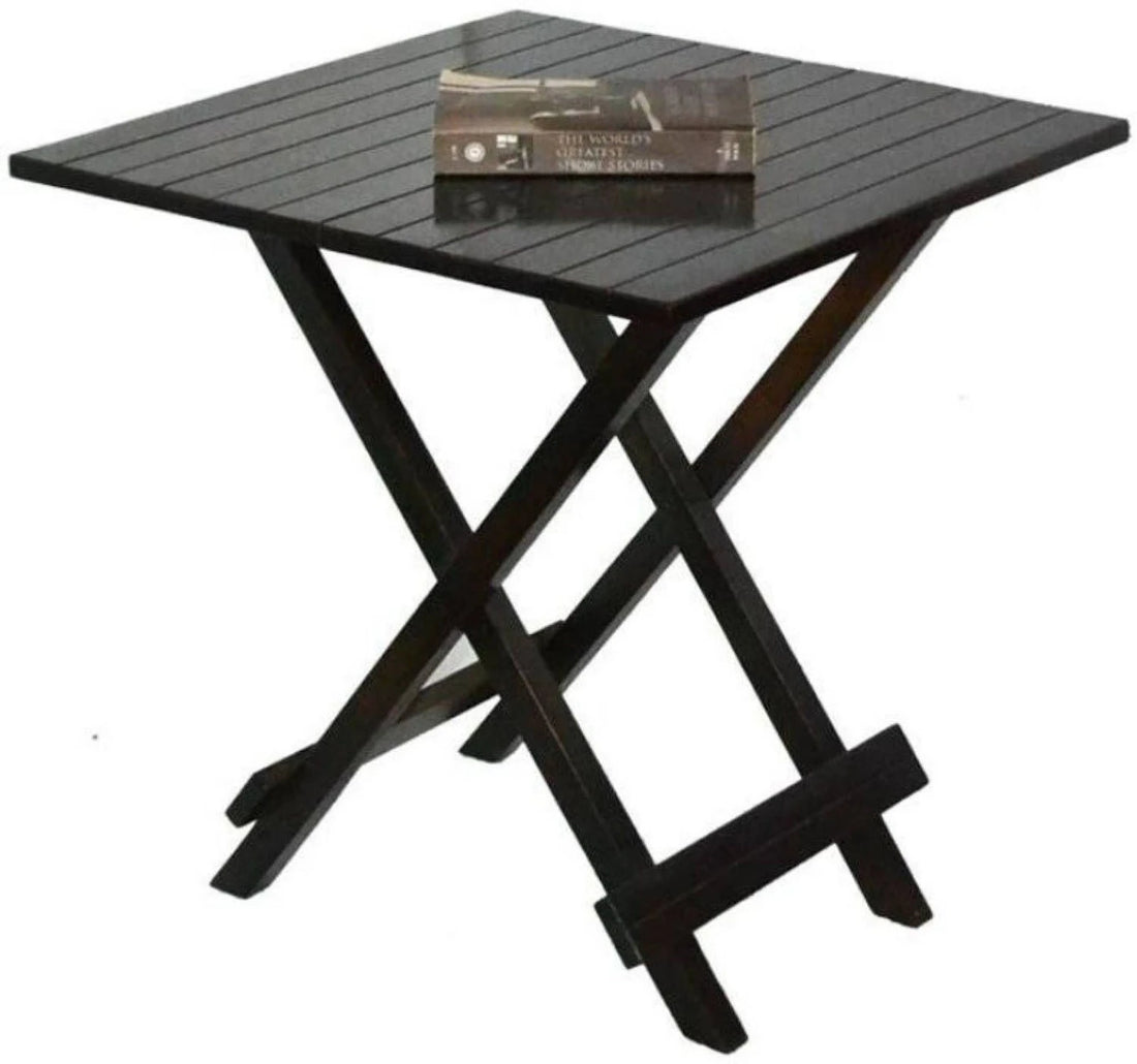 Floresta Wud Foldable Coffee Table (Dark Walnut Finish)