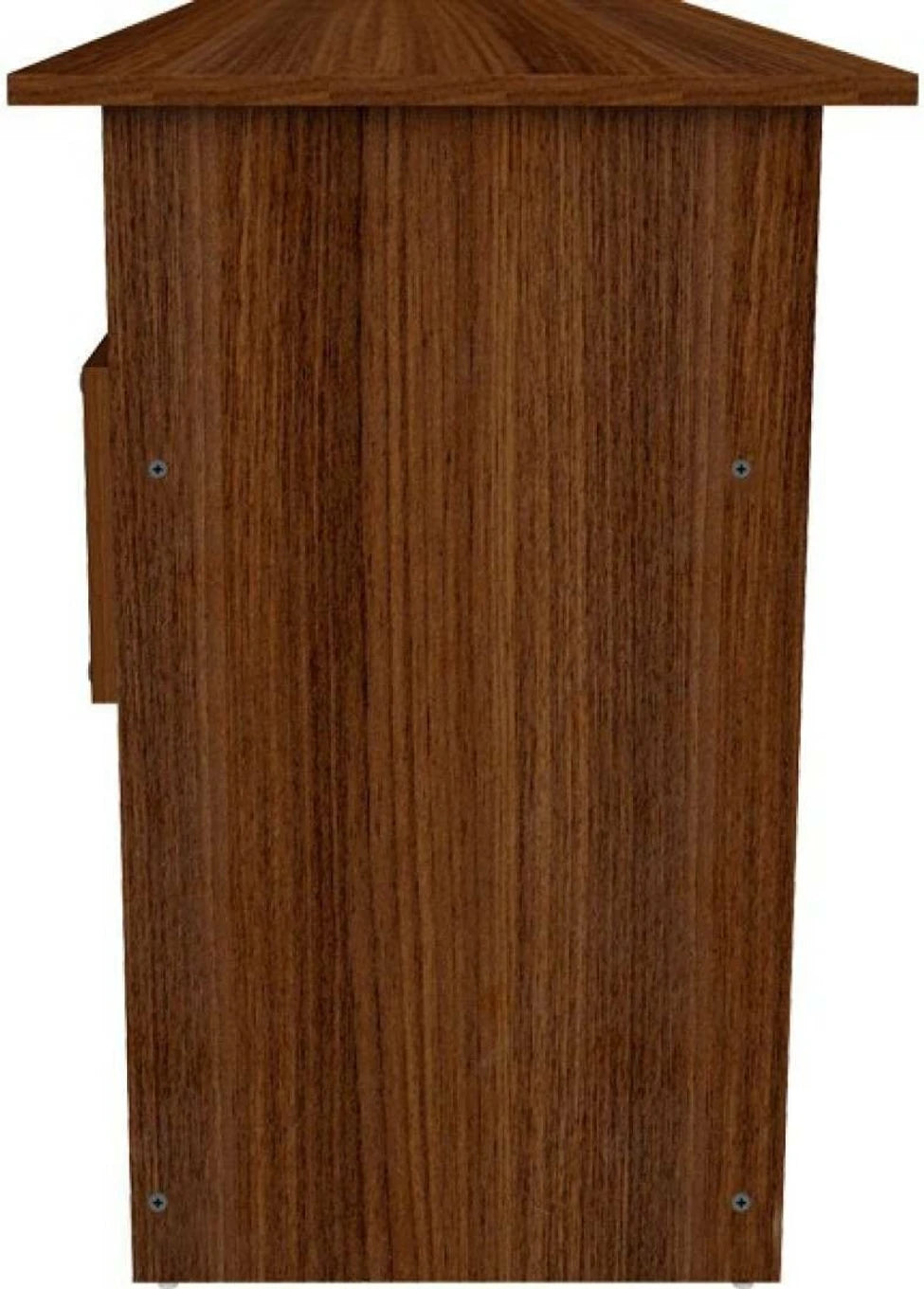 Floresta Wud Computer Study Desk with Shelves (Teak Finish)