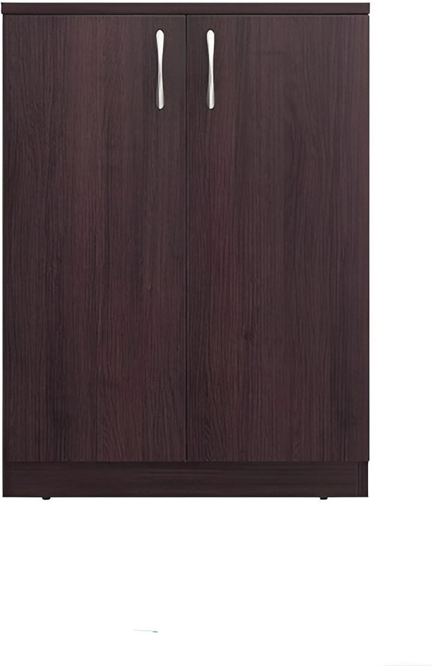 Floresta Wud Engineered Wood Shoe Rack Bench (Walnut Finish)