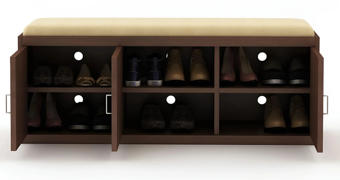 Floresta Wud Engineered Wood Shoe Cabinet (Wenge Finish)