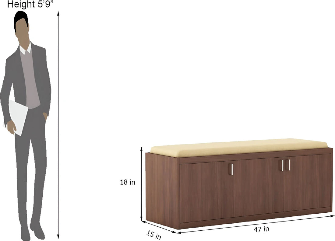 Floresta Wud Engineered Wood Shoe Cabinet (Wenge Finish)
