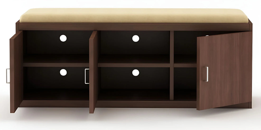 Floresta Wud Engineered Wood Shoe Cabinet (Wenge Finish)