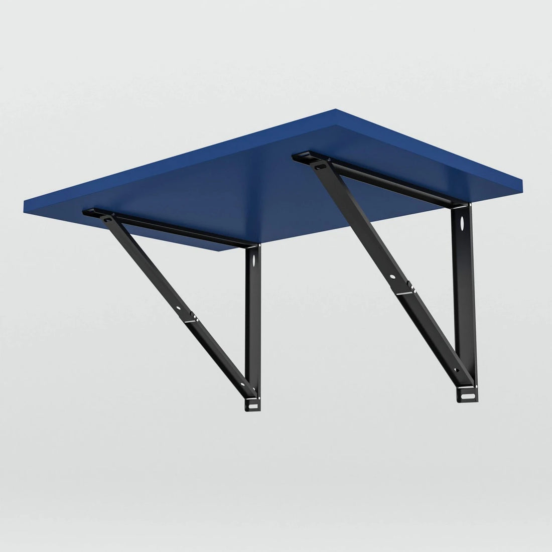 Floresta Wud Wall Mounted Foldable Study Table (Blue Finish)