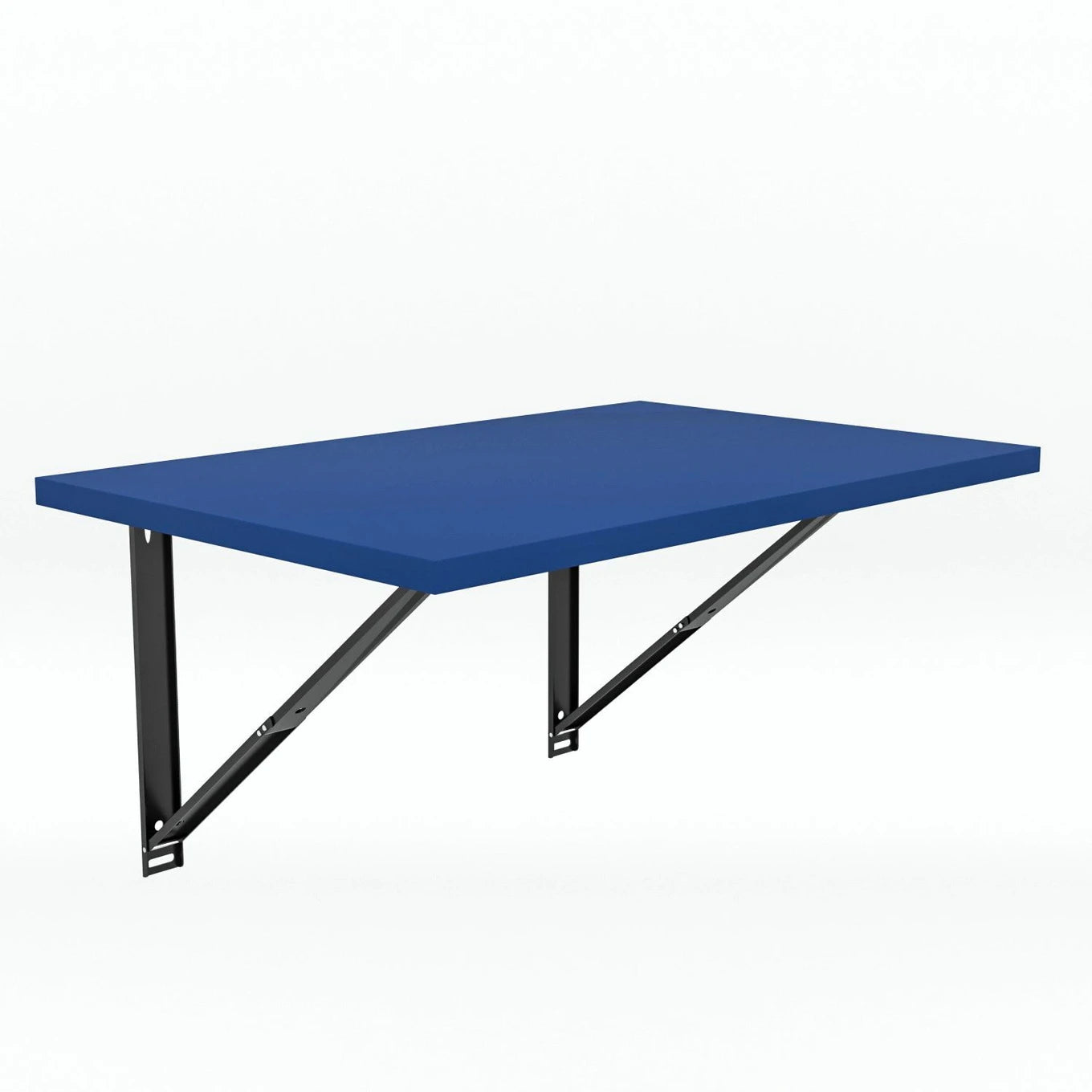 Floresta Wud Wall Mounted Foldable Study Table (Blue Finish)