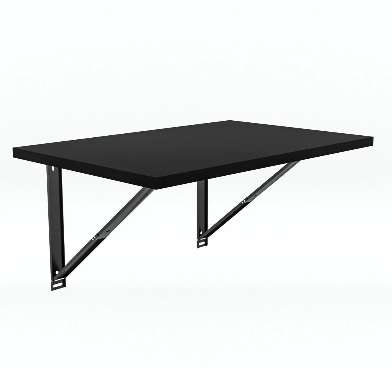 Floresta Wud Wall Mounted Foldable Study Table – Black Finish