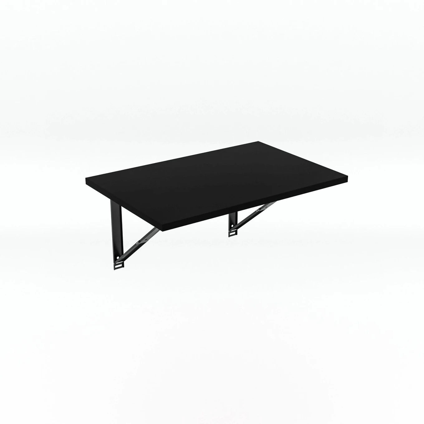 Floresta Wud Wall Mounted Foldable Study Table – Black Finish