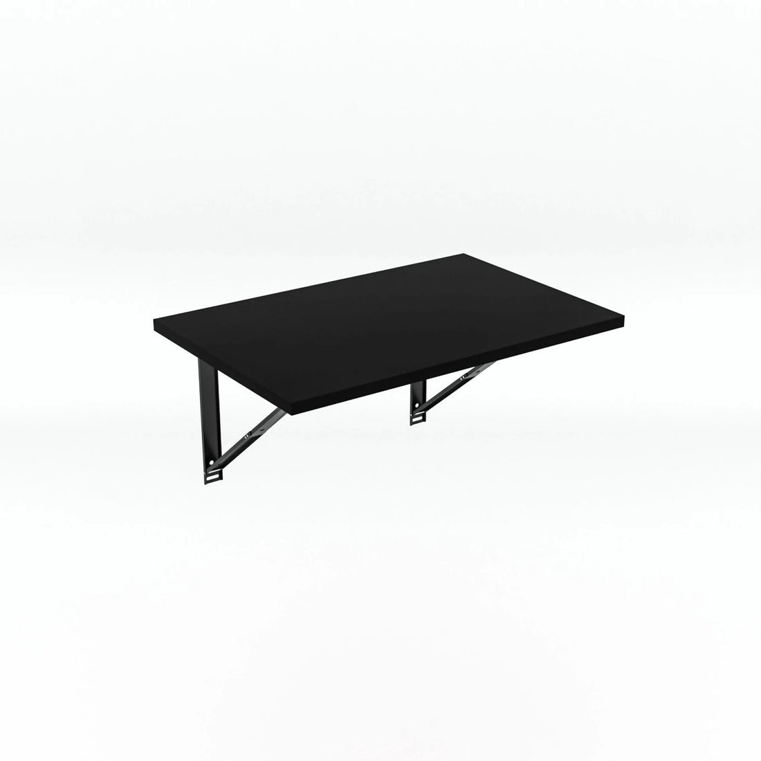 Floresta Wud Wall Mounted Foldable Study Table – Black Finish