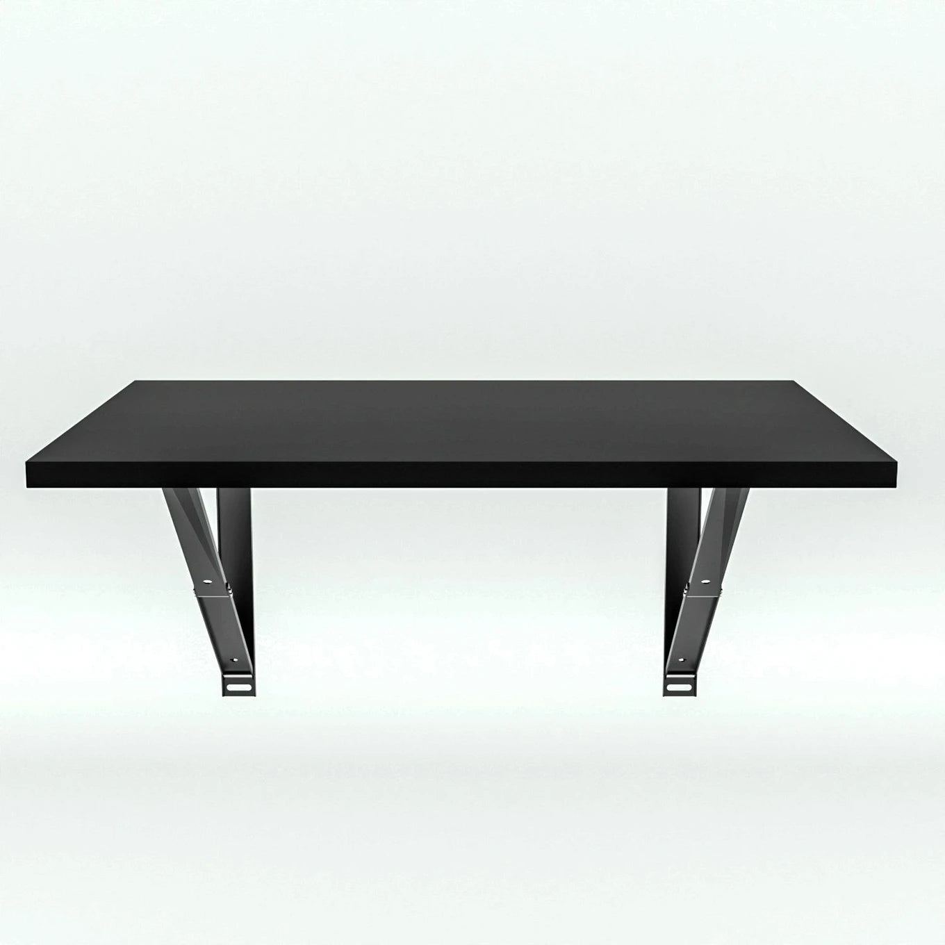 Floresta Wud Wall Mounted Foldable Study Table – Black Finish