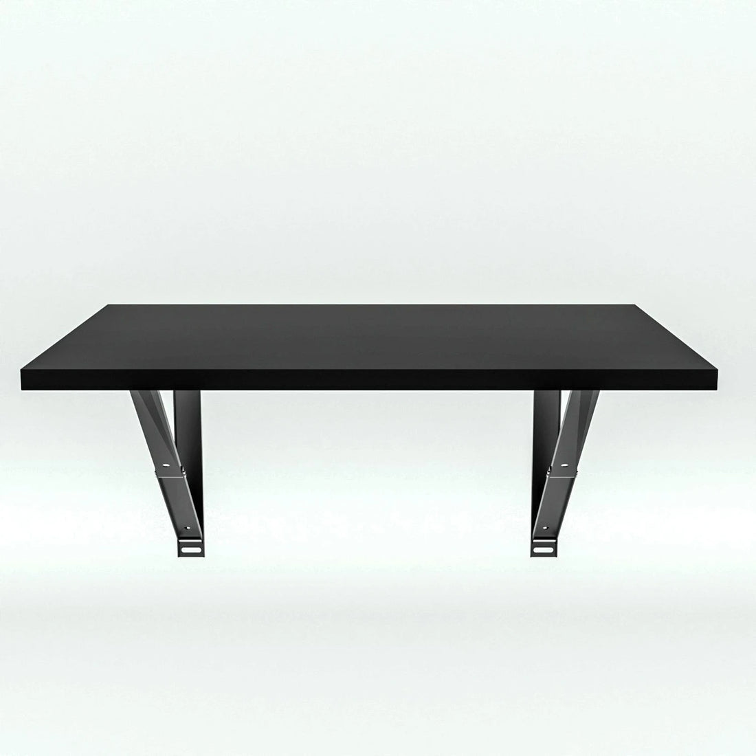 Floresta Wud Wall Mounted Foldable Study Table – Black Finish