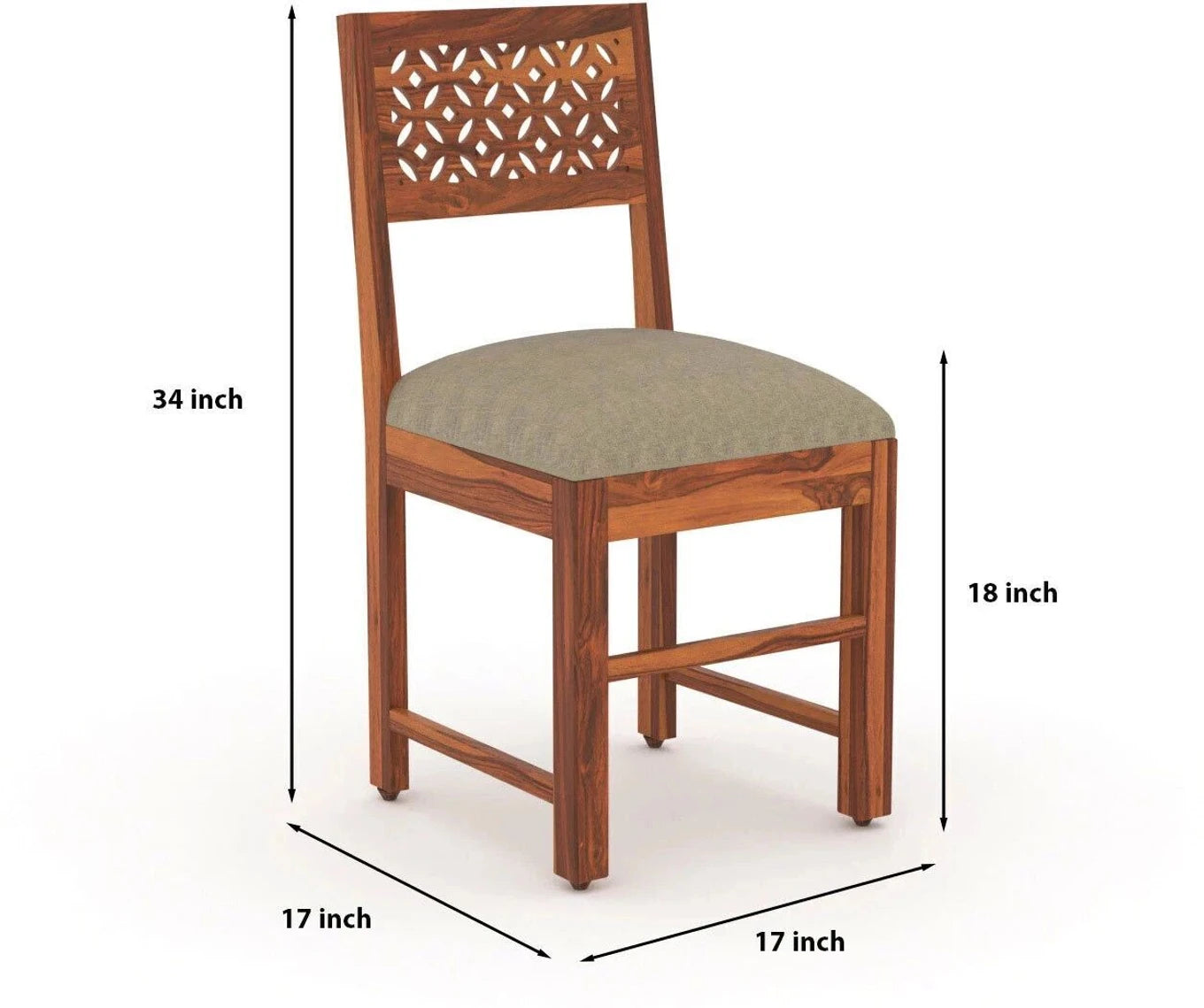 Floresta Wud Sheesham Wood Study Table with Chair