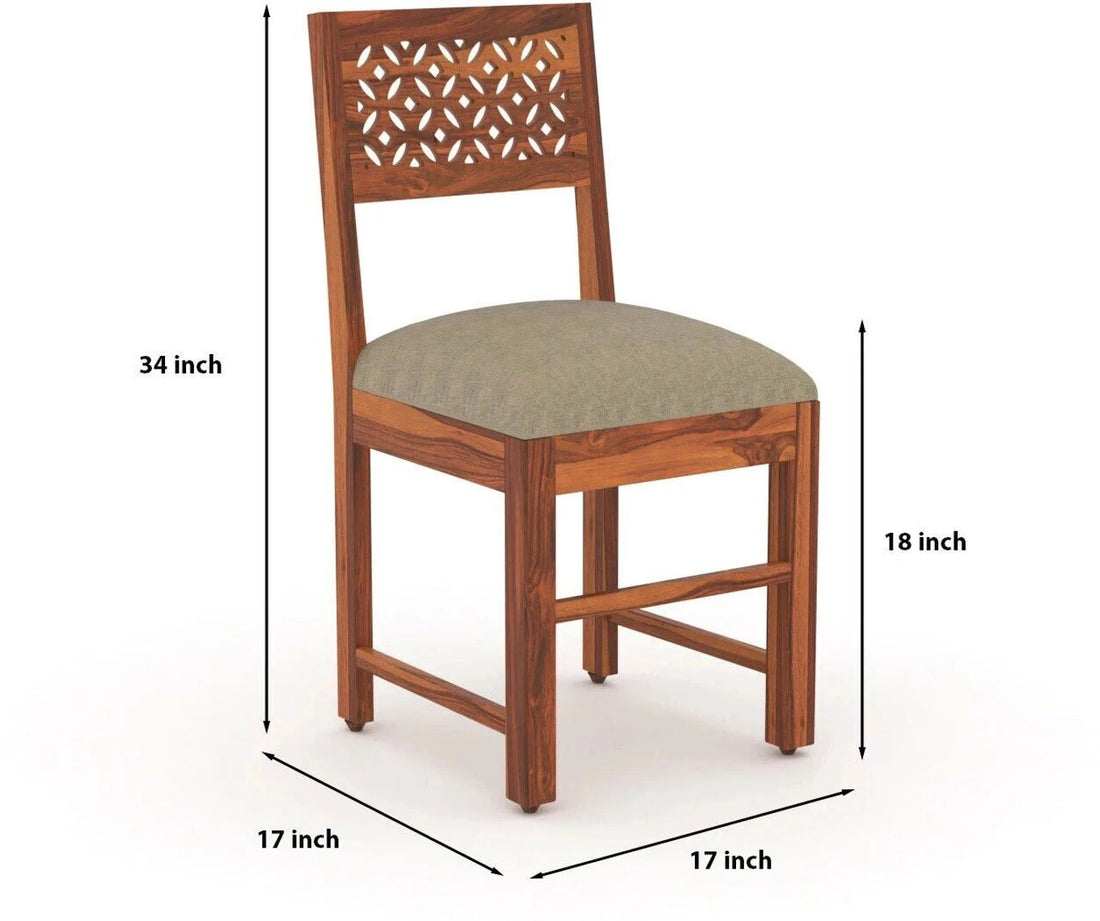 Floresta Wud Sheesham Wood Study Table with Chair