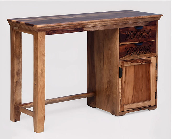 Floresta Wud Sheesham Wood Study Table with Chair