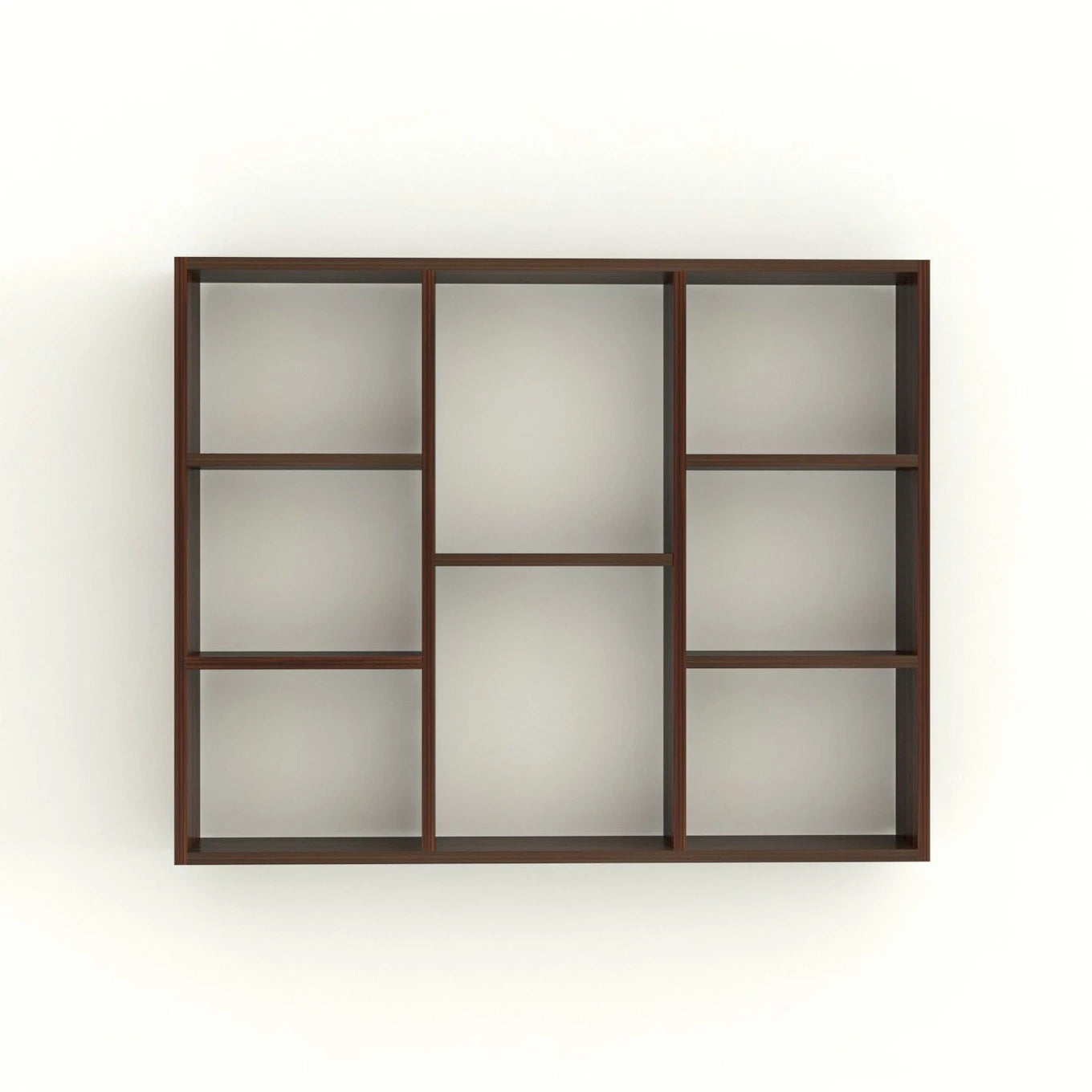 Floresta Wud Wall Mounted Display Shelf (Walnut Finish)