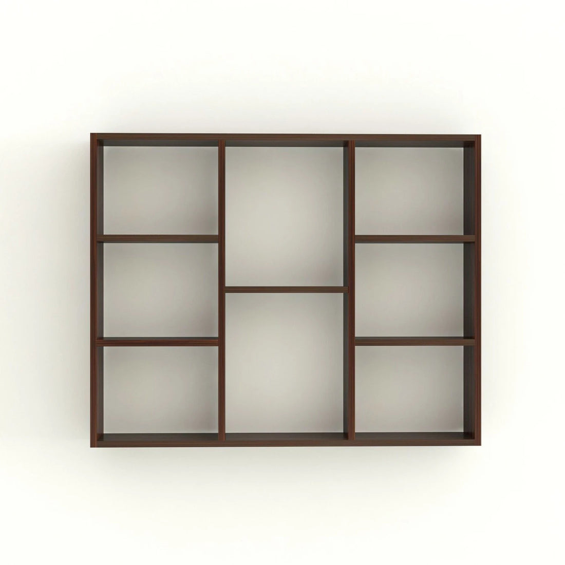 Floresta Wud Wall Mounted Display Shelf (Walnut Finish)