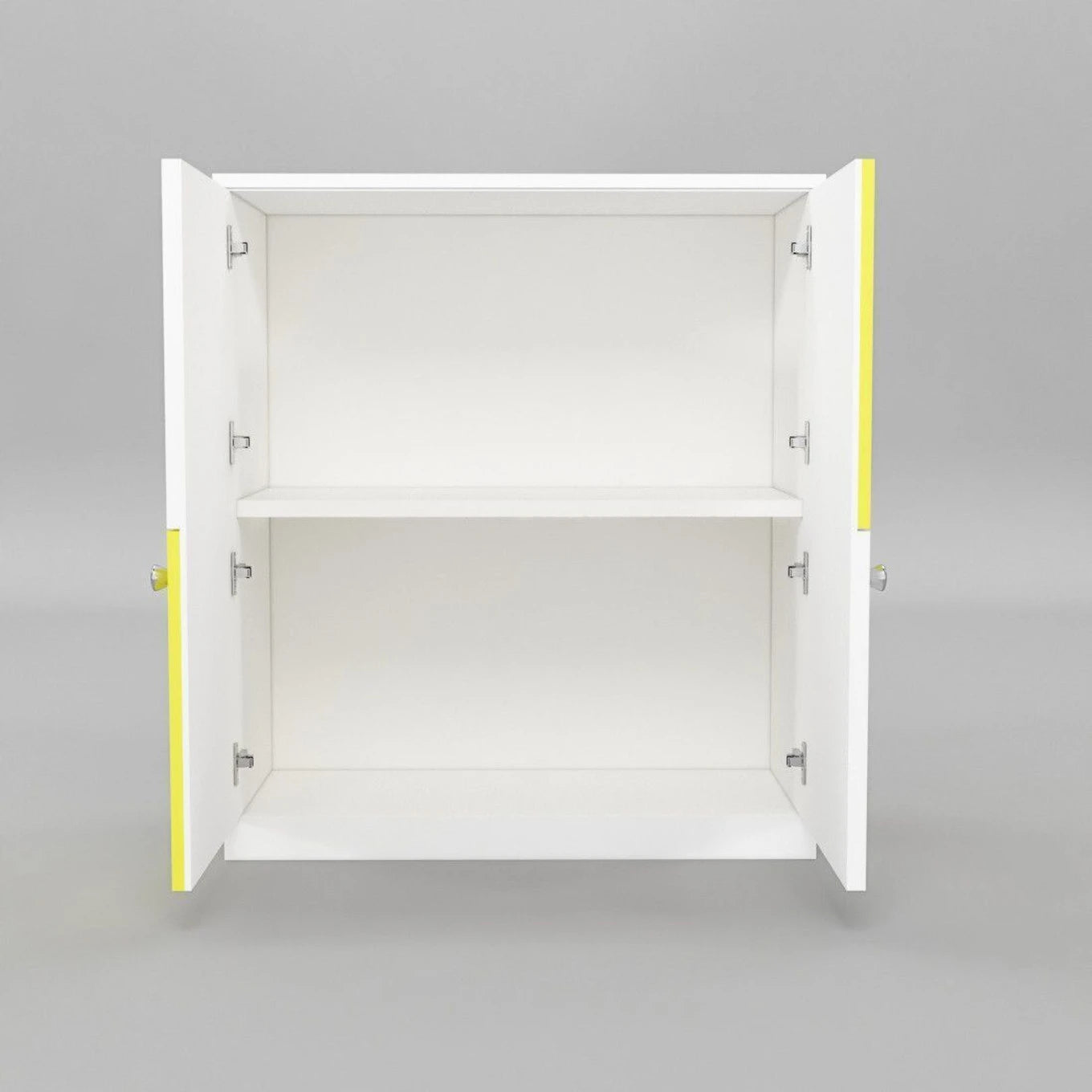 Floresta Wud Kids Storage Cabinet (White & Yellow)